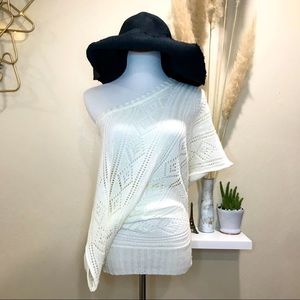Asymmetrical See-Through Top
